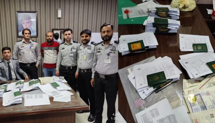 ایئر پورٹ سکیورٹی فورس کی کارروائی:ایرانی مسافر سے 45 پاکستانی پاسپورٹ برآمد