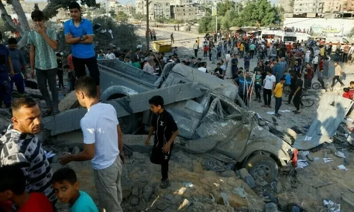 اقوام متحدہ کی امدادی ایجنسی کی گاڑی اسرائیلی فوج کے حملوں کا نشانہ بن گئی