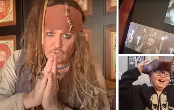 Johnny Depp Reappears as Captain Jack Sparrow – This Time to Bring Smiles to Children