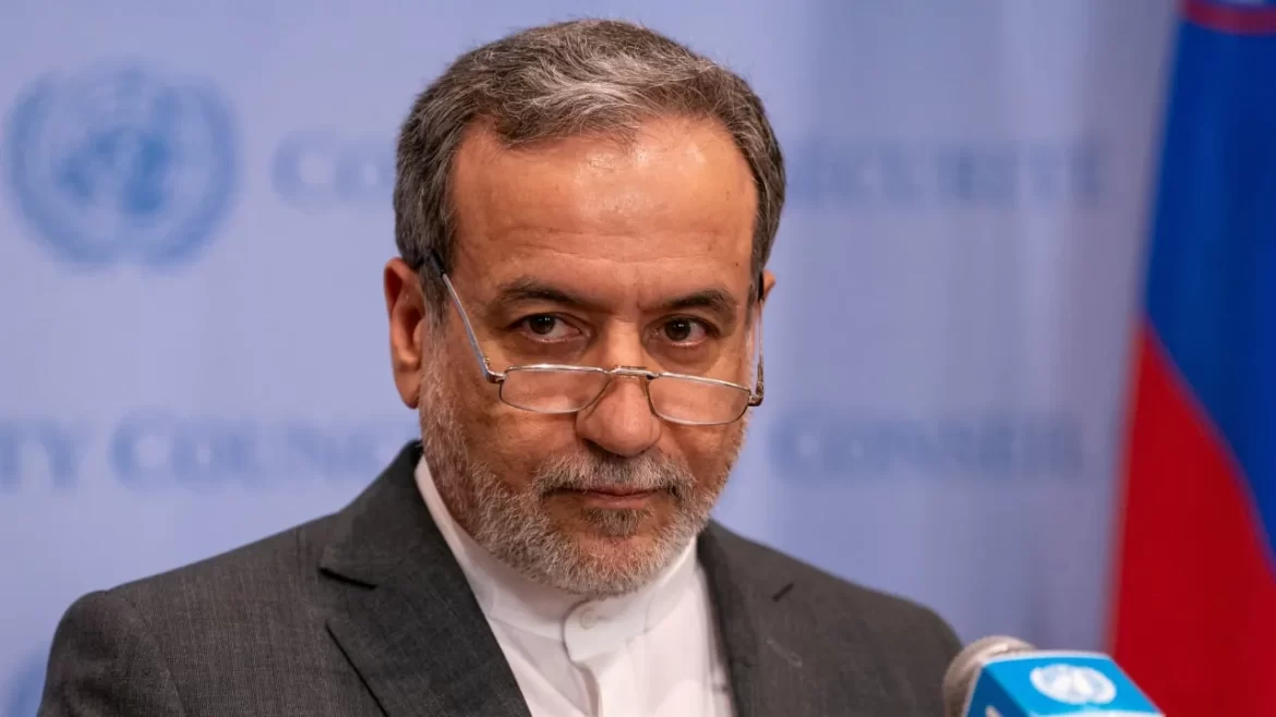 Iranian Foreign Minister Abbas Araghchi