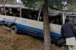 School Van Plunges into Ravine in Jhelum Valley, Over 25 Children Injured