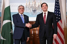 Ishaq Dar Meets US Secretary of State Marco Rubio in Washington