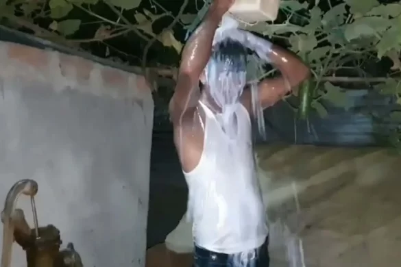 Freedom in Milk: Man Celebrates Divorce with 40-Litre Milk Bath