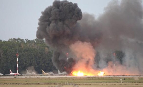 Polish Air Force F-16 Fighter Jet Crashes During Air Show Rehearsal