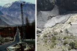 Flood Sweeps Away Major Section of Naltar Expressway, Tourists Stranded