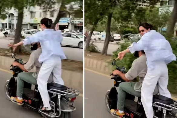 Hania Aamir’s Motorcycle Dance Video Goes Viral on Instagram