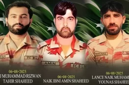 Three Pakistani Soldiers, Including Major, Martyred in Mastung Bomb Attack