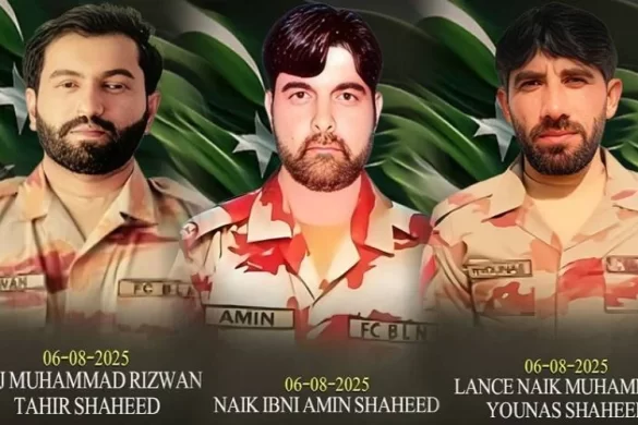 Three Pakistani Soldiers, Including Major, Martyred in Mastung Bomb Attack