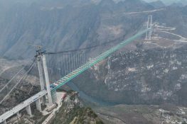 China to Open World’s Highest Bridge in Guizhou Province