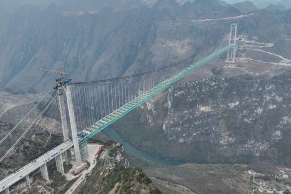 China to Open World’s Highest Bridge in Guizhou Province