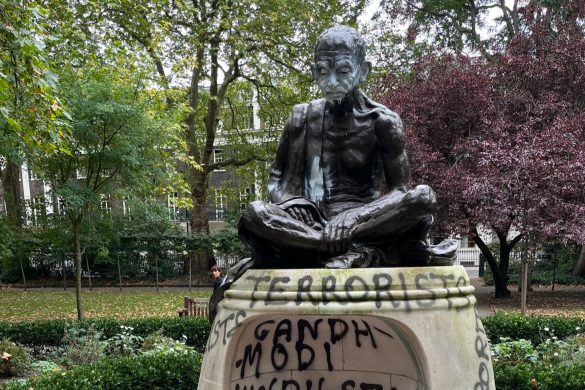 Gandhi Statue in London Vandalized Ahead of Birth Anniversary