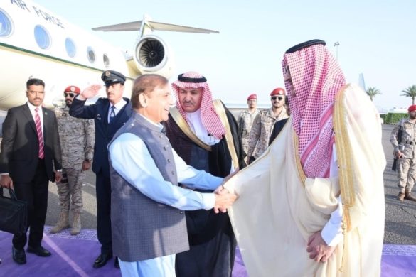 Prime Minister Shehbaz Sharif Arrives in Riyadh for Global Investment Summit