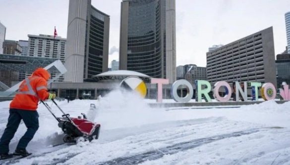 Toronto Sees Heaviest November Snowfall in 54 Years