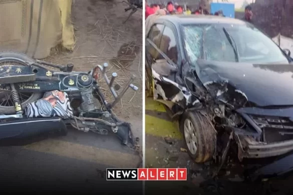 Two Killed, Two Injured in Collision Between Car and Motorcycle on Kharian–Dinga Road