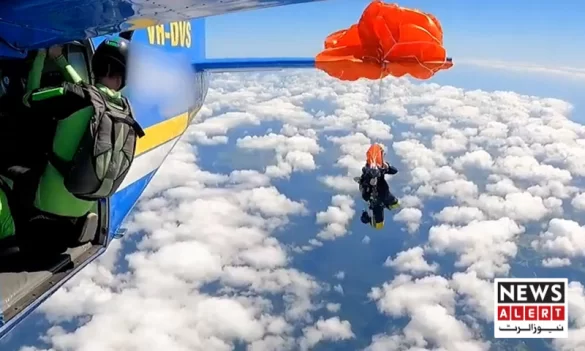 Skydiver Survives After Parachute Gets Stuck in Plane’s Tail