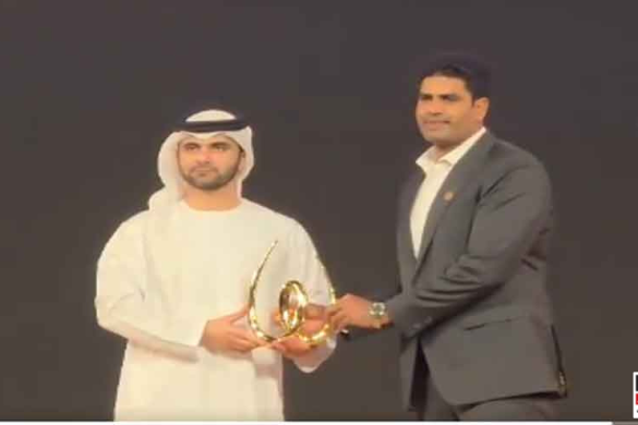 Arshad Nadeem Receives Prestigious Sheikh Mohammed bin Zayed Award in Dubai