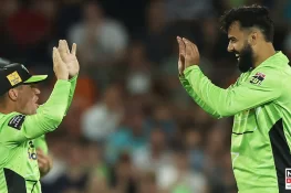 Shadab Khan Shines as Sydney Thunder Claim First BBL Victory of the Season