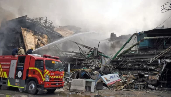 Gul Plaza Fire: Blaze Controlled After 36 Hours, Death Toll Reaches 14