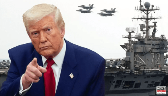 Trump Signals Military Presence Near Iran but Urges Restraint