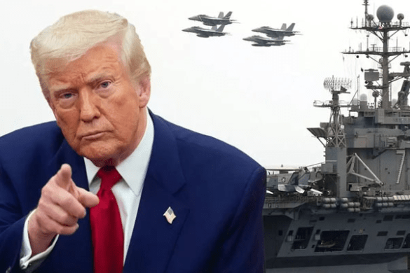 Trump Signals Military Presence Near Iran but Urges Restraint