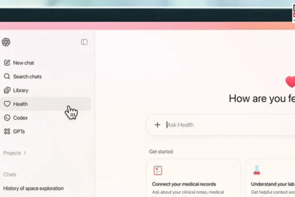 ChatGPT Launches Dedicated Health Section to Guide Users on Medical Information