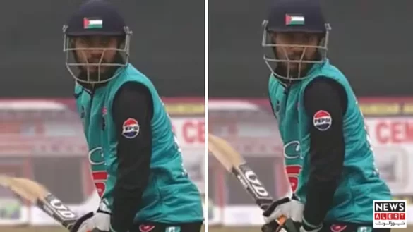Cricketer Faces Police Notice Over Palestinian Flag Helmet in Jammu