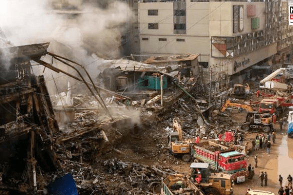 Rescue Operations Continue at Gul Plaza After Tragic Collapse in Karachi