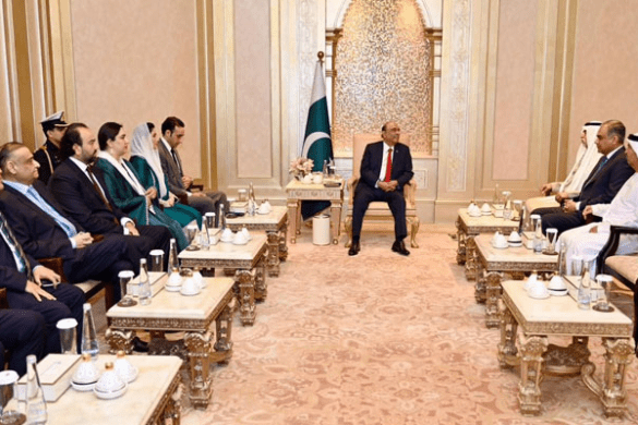 Pakistani President Meets UAE Minister of Tolerance, Emphasizes Peaceful Coexistence
