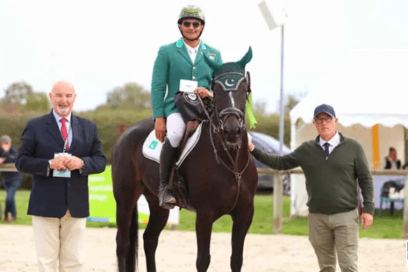 Pakistani Equestrian Usman Khan Tops International Rankings