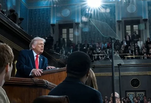 Trump Makes Case on Iran, Touts Economy in Lengthy State of the Union