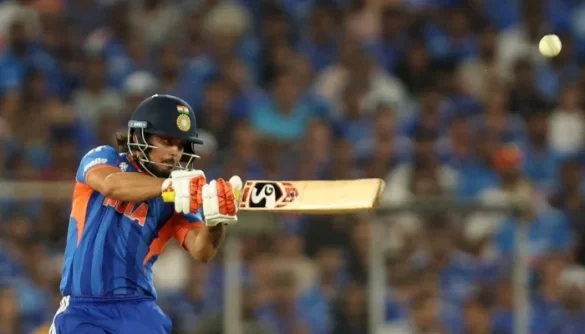 India Sets Massive 256-Run Target for New Zealand in T20 World Cup Final