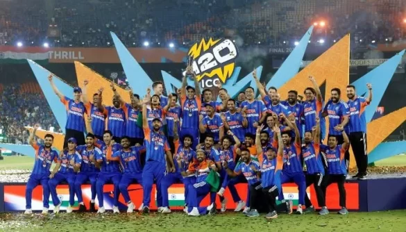 Indian Cricket Team Awarded $14.2 Million Bonus for Historic T20 World Cup Win