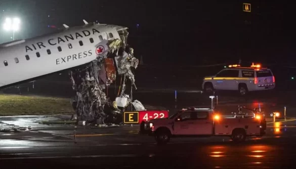 Pilot and Co-Pilot Killed After Air Canada Express Jet Collides with Fire Truck at New York’s LaGuardia Airport