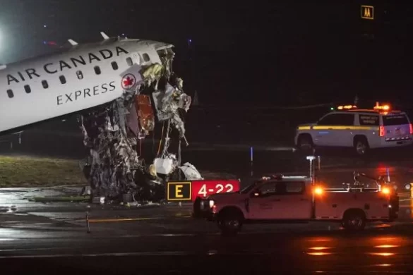 Pilot and Co-Pilot Killed After Air Canada Express Jet Collides with Fire Truck at New York’s LaGuardia Airport