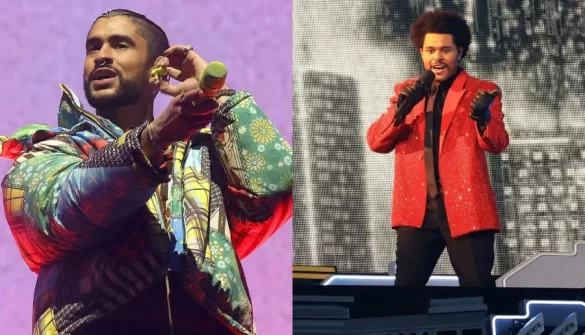 Bad Bunny and The Weeknd Share Low-Key Moment at Coachella