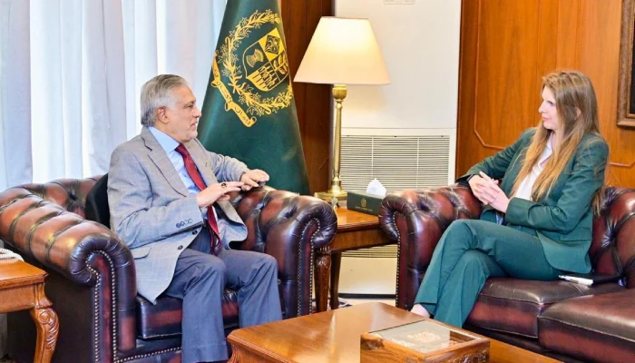 UK Envoy Appreciates Pakistan’s Peace Efforts in Meeting with Ishaq Dar