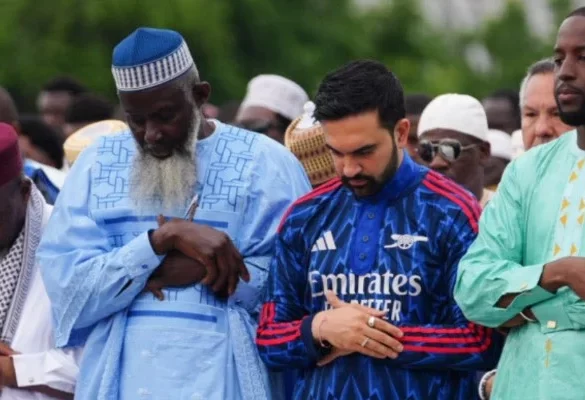 NYC Mayor Zohran Mamdani Marks Eid with Message of Solidarity and Arsenal-Themed Outfit