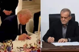 Trump, Iran President Sign Deal to End Middle East War