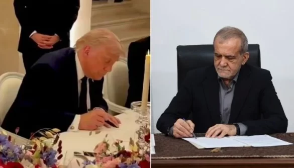 Trump, Iran President Sign Deal to End Middle East War