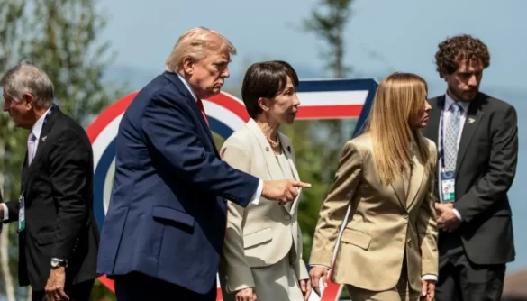 Trump doubles down on claim that Meloni ‘begged’ for photo op