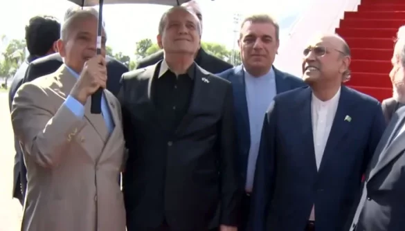Iranian President Masoud Pezeshkian Arrives in Islamabad for Key Talks with Pakistani Leadership