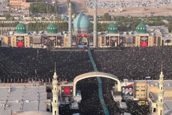Thousands Gather in Iran’s Holy City of Qom to Bid Farewell to Ayatollah Ali Khamenei