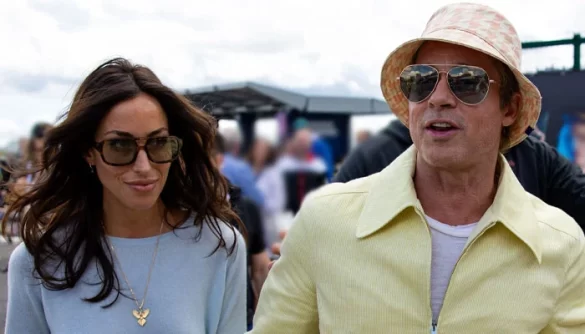 Brad Pitt and Ines de Ramon Enjoy Stylish Date Night at FIFA World Cup Match