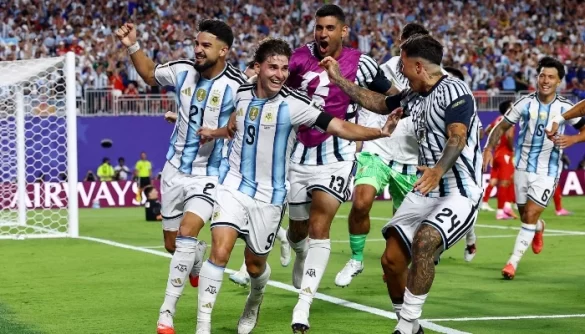 Argentina edge Switzerland 3-1 after extra time to book World Cup semi-final against England