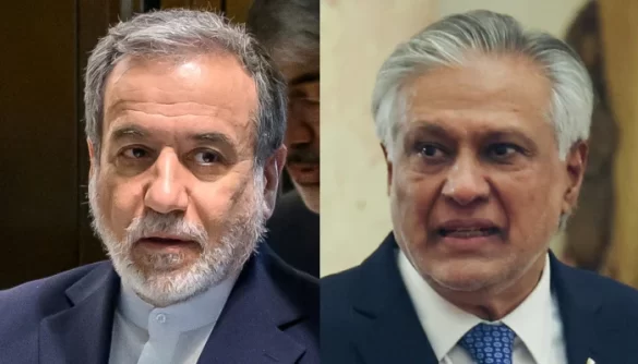 Dar Tells Iran’s Foreign Minister Dialogue Is the Only Path to Lasting Peace
