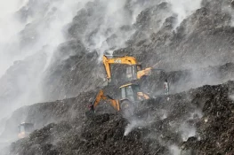 Garbage Heap Collapse Kills Nine at India Waste-to-Energy Plant After Heavy Rains