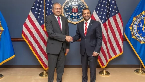 FBI Chief Kash Patel Meets Mohsin Naqvi, Praises Pakistan’s Support for US Regional Interests
