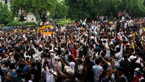 India Activists Demand Release of Detained ‘Cockroach’ Protesters After Minister’s Resignation