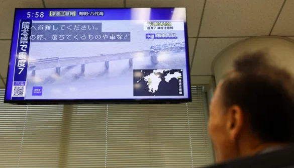 Major 7.1-magnitude earthquake hits southern Japan, disrupting power and transport