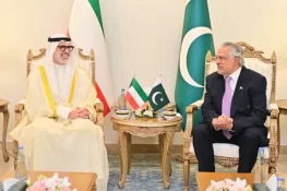Middle East situation in focus as Dar, Kuwaiti FM hold talks in Islamabad